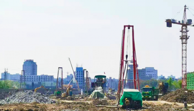 立信新聞 | 桐城景苑三期項目A區(qū)塊試樁成功！