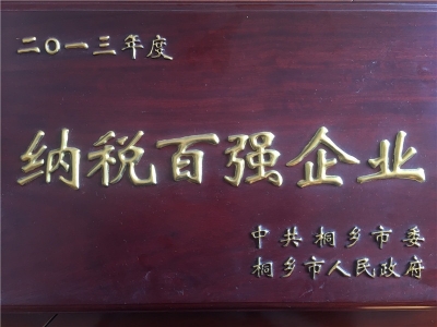 2013年度納稅百強企業(yè)
